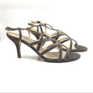 NEW Stuart Weitzman Turning Up Pyrite Nocturn Heels Size 8